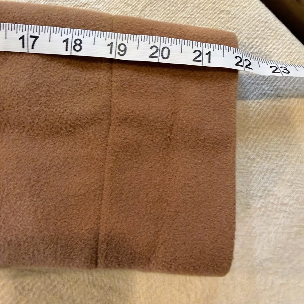 STEILMANN Mohair Cashmere Virgin Wool Long Coat Womens M Camel Brown - Picture 9 of 16